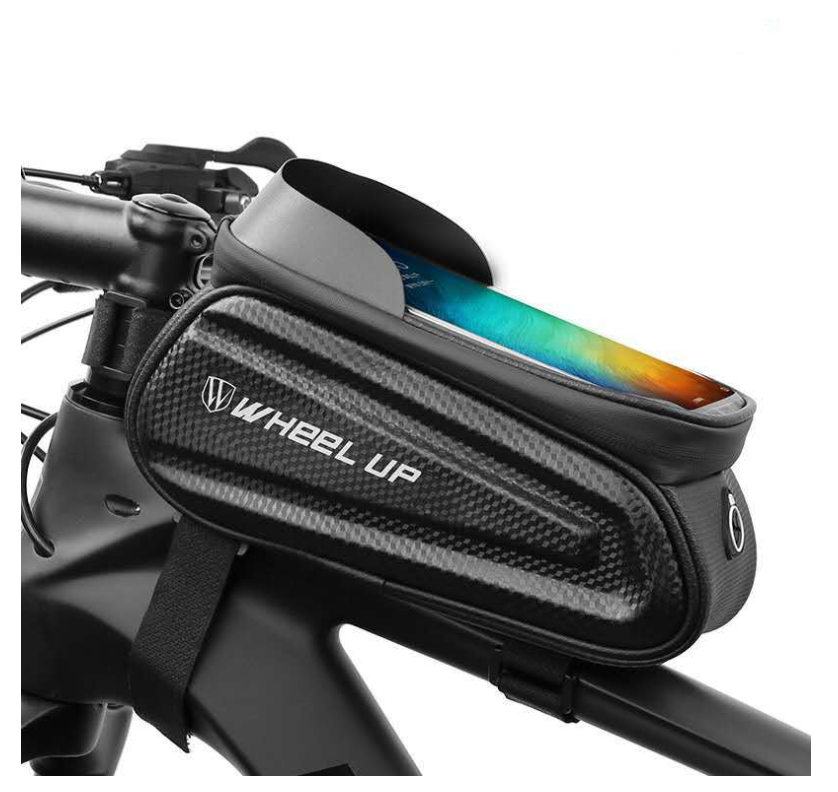 Bicycle bag mountain bike mobile phone touch screen riding equipment White reflective 0 - Tophatter Daily Deals