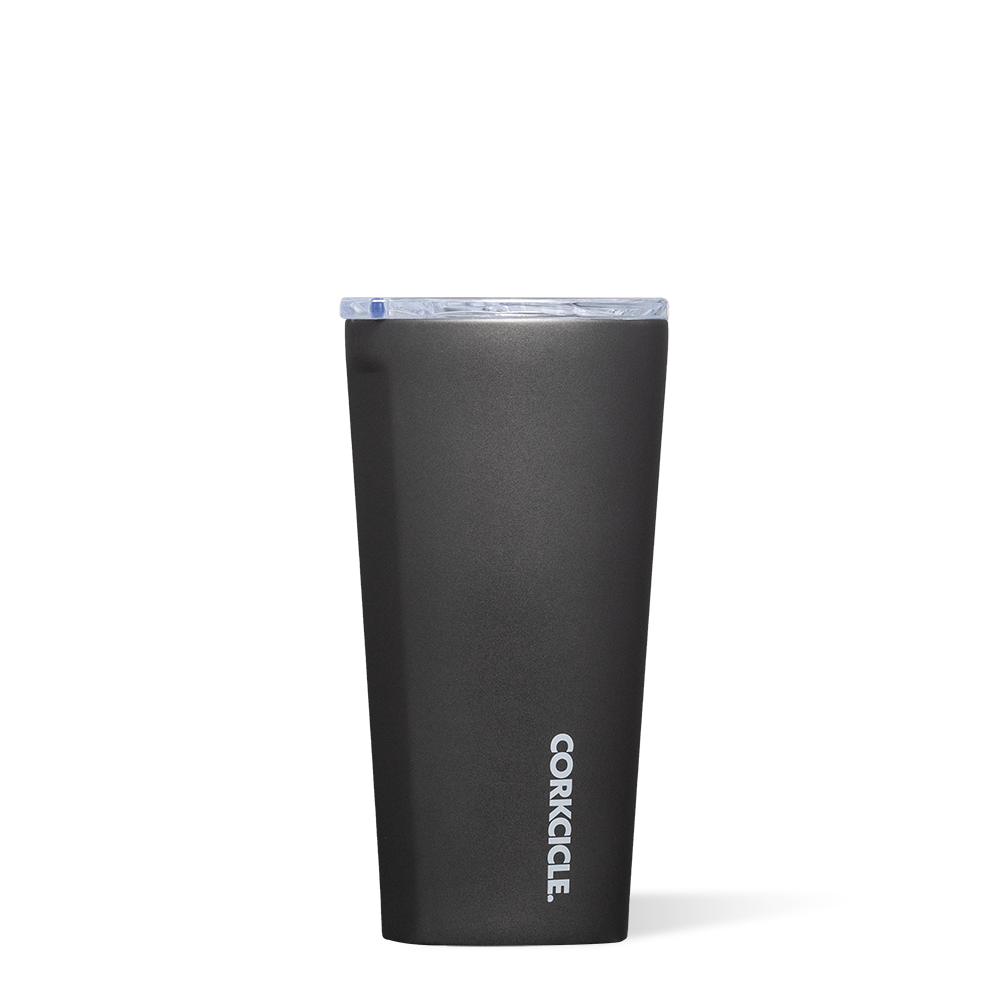 Pure Taste Tumbler by CORKCICLE. Ceramic Slate Grey 16oz Tumbler - Tophatter Daily Deals