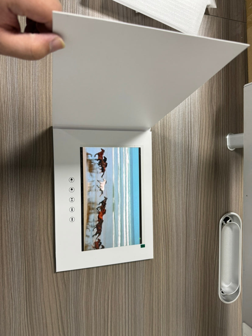 7-inch Video Greeting Card Business Gift Creative Advertising E-book White 4G Memory 210x148x10MM 7Inch 0 - Tophatter Daily Deals