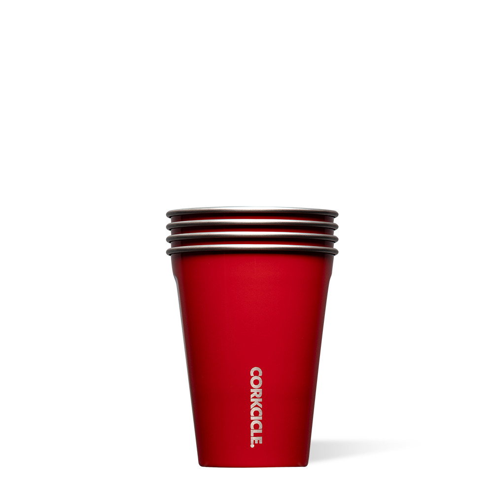 Eco Stacker by CORKCICLE. Red 18oz Barware - Tophatter Daily Deals