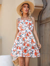 Floral Tiered Spaghetti Strap Dress White Casual Dresses - Tophatter Daily Deals