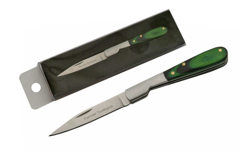 TOOTHPICK KNIFE GREEN - Tophatter Daily Deals