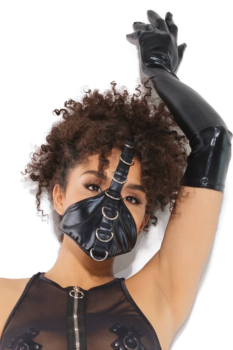 Coquette - 21222 - Fetish Mask - Black BDSM - Tophatter Daily Deals