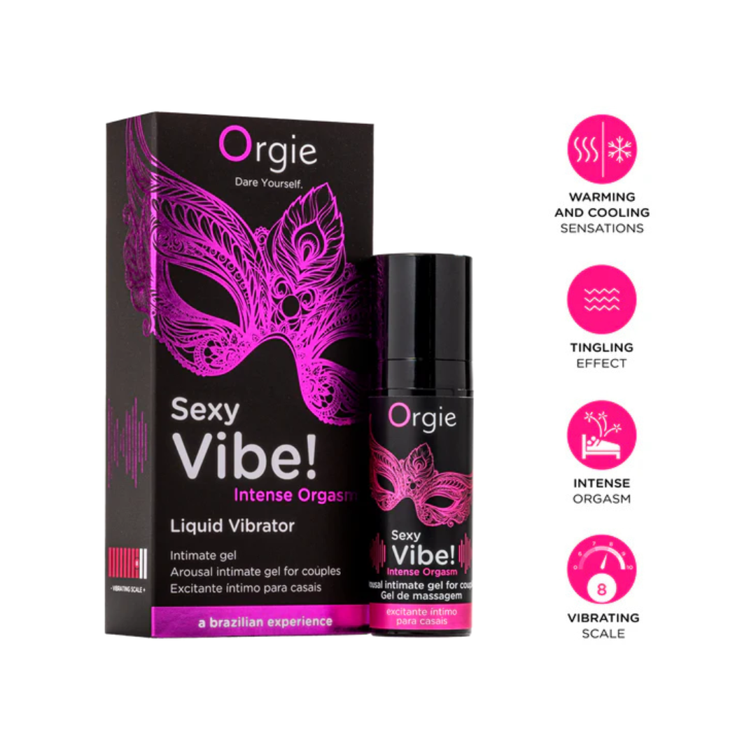 Orgie Sexy Vibe Intense Orgasm Liquid Vibrator 15ml – Potent Arousal Gel > Essentials > Aphrodisiacs - Tophatter Daily Deals