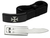 Adjustable Nylon Belt - Iron Cross Buckle Knife - TOPHATTER'S ARMORY DEALS Collectible Weapons - Tophatter Daily Deals