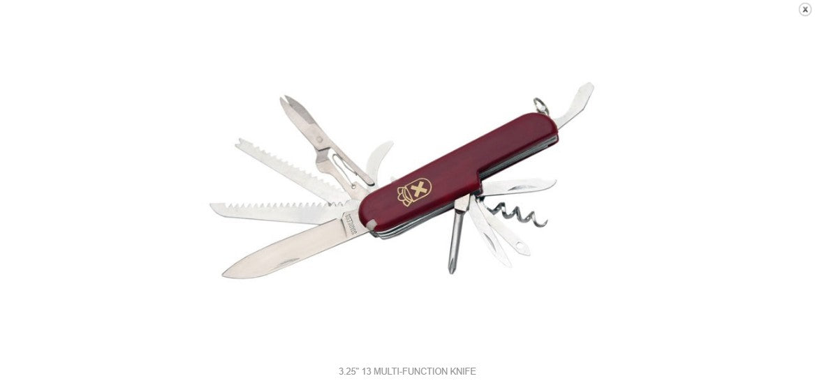 3.25" 13 MULTI-FUNCTION KNIFE - Tophatter Daily Deals