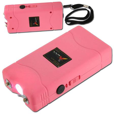 Electric Shock 3.8 Million Volt Tactical Security Stun Gun Pink Collectible Weapons - Tophatter Daily Deals