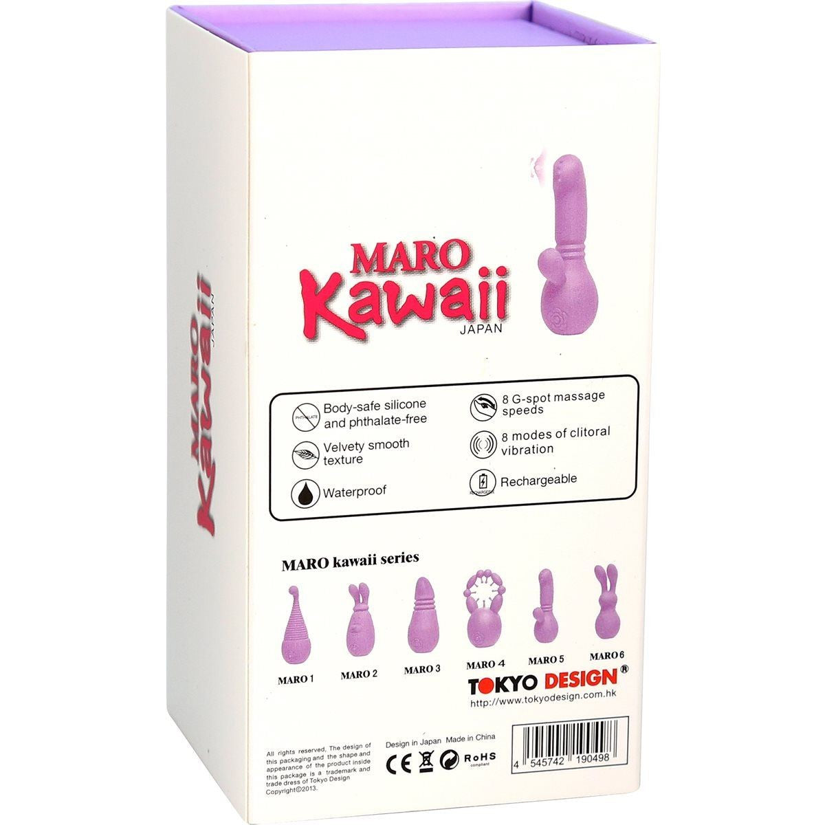 Maro Kawaii Mini Vibrator in Purple Vibrator - Tophatter Daily Deals