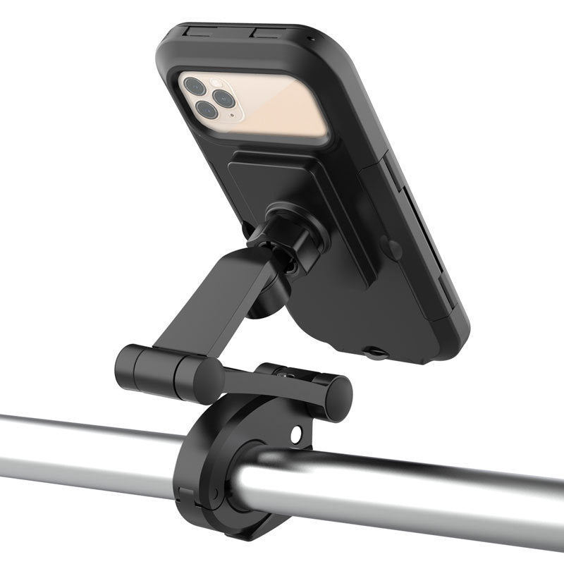 360 Rotatable Waterproof Bicycle Motorcycle Mobile Phone Holder Bike Handlebar Non-slip Clip Stand GPS Mount Bracket 0 - Tophatter Daily Deals