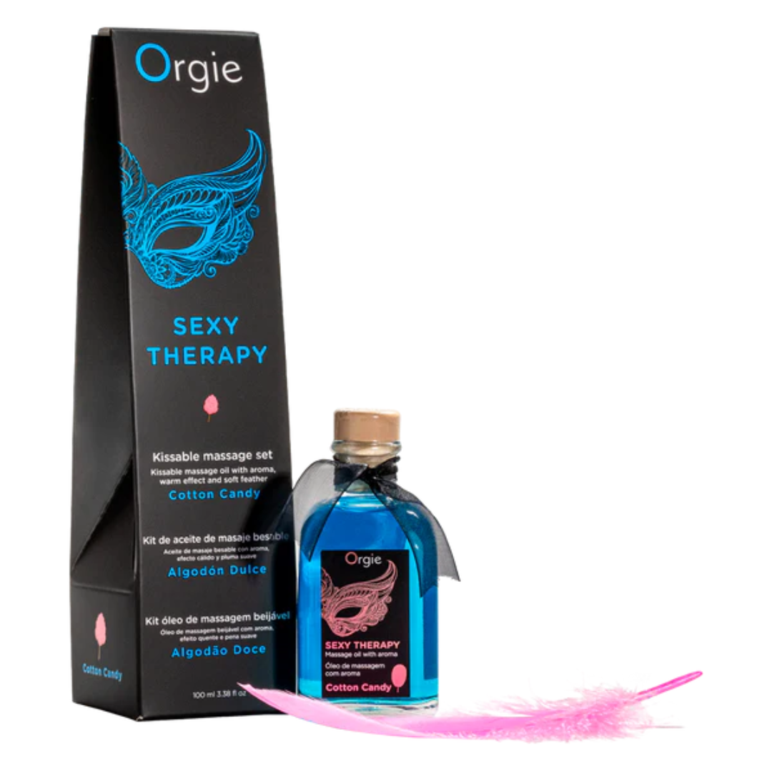 Orgie Sexy Therapy Cotton Candy – Kissable Massage Oil 100ml > Essentials > Massage Oil - Tophatter Daily Deals