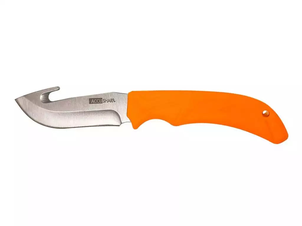 ACCUSHARP GUT HOOK KNIFE  WITH SHEATH - Tophatter's Army Deals KNIVES - Tophatter Daily Deals