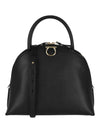 Ferragamo Gancini Medium Top Handle Bag Black-213934-760956-00002-NS Bags - Tophatter Daily Deals