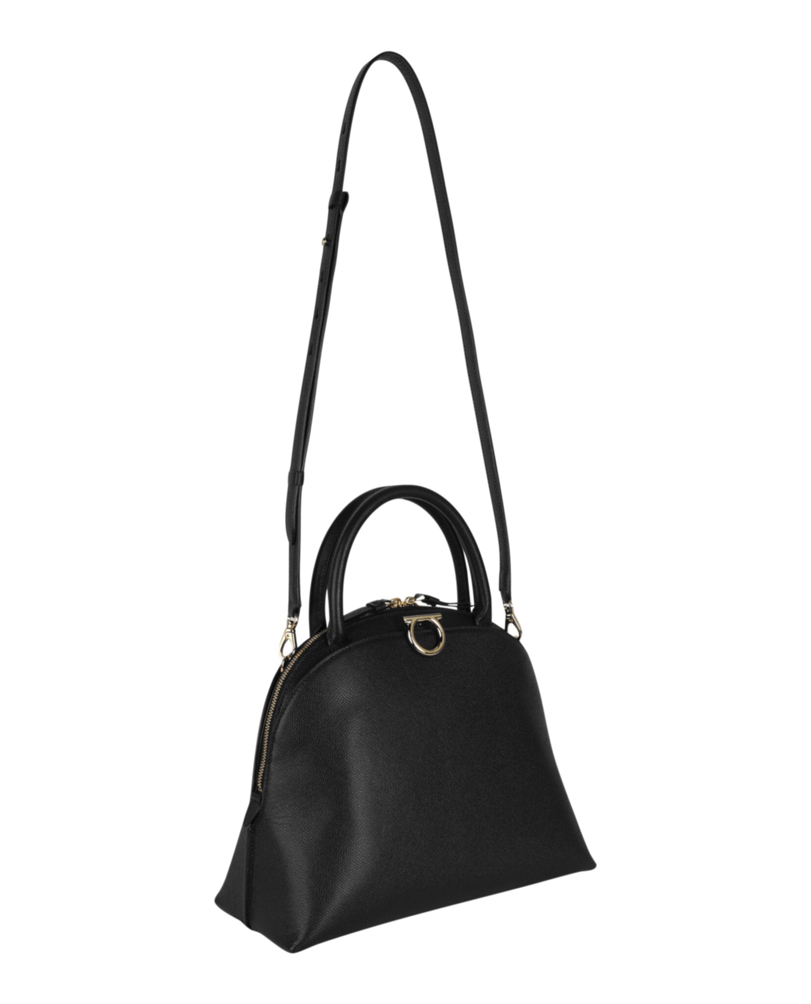 Ferragamo Gancini Medium Top Handle Bag Bags - Tophatter Daily Deals