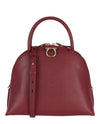 Ferragamo Gancini Medium Top Handle Bag Burgundy-213934-760958-60014-NS Bags - Tophatter Daily Deals