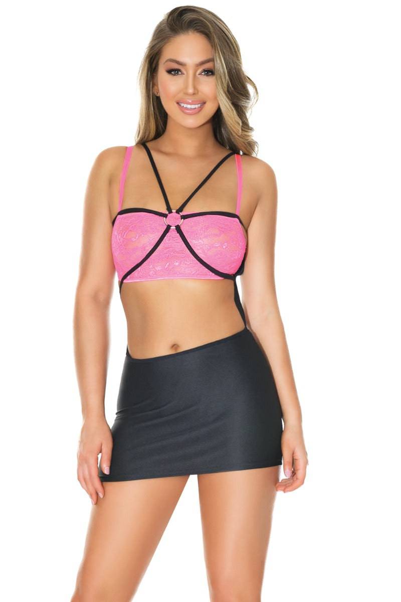Coquette - 21406 - Dress & G-string Set - Black - OS Lingerie - Tophatter Daily Deals