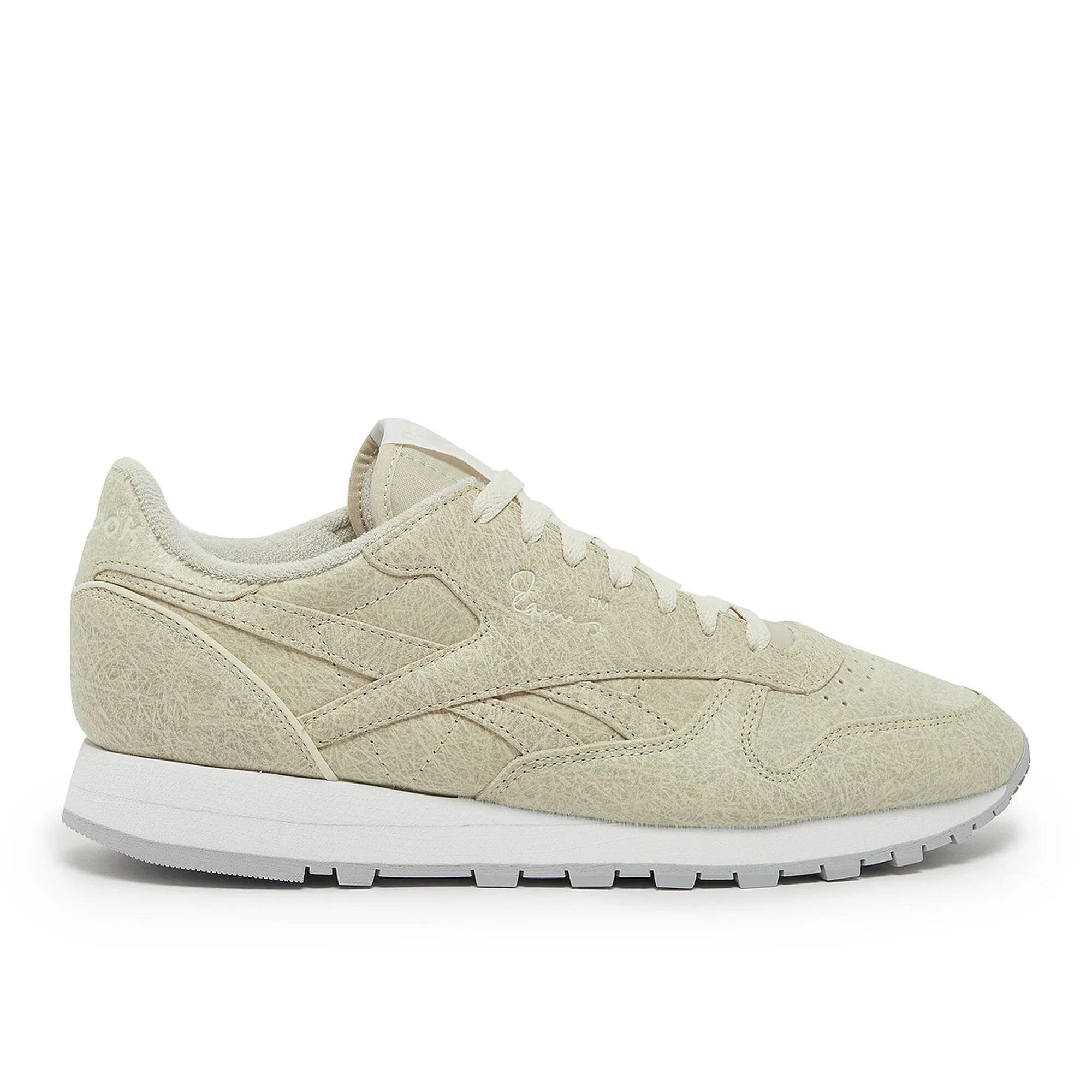 Reebok Men's Eames Classic Leather Shoes - Sandtr/Ftwwht/Cdgry2 Sandtr Ftwwht Cdgry2 Footwear - Tophatter Daily Deals