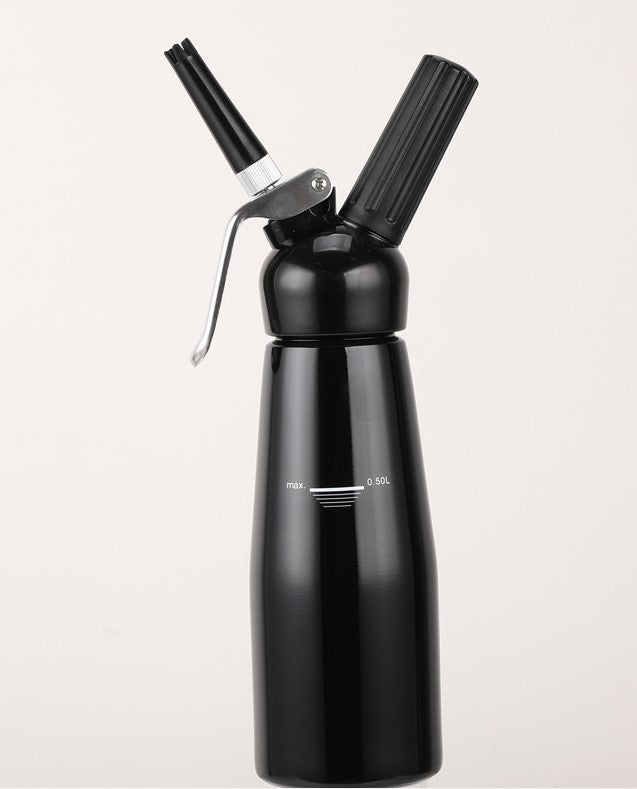 Aluminum cream gun cream dispenser commercial cream gun ice cream frappuccino frappuccino cake piping Black 0 - Tophatter Daily Deals