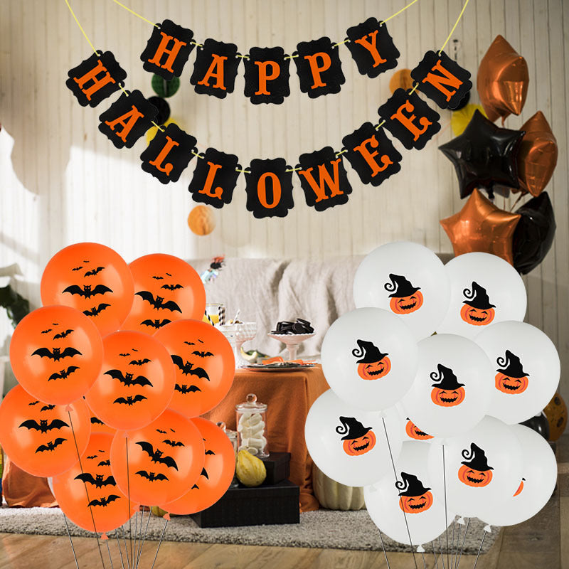 Halloween Balloons Garland Kit Halloween 2025 Party Decor 3D Changing Face Moving Picture Frame - Tophatter Daily Deals
