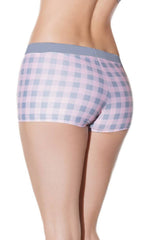 Coquette - 21504 - Unisex Short - Grey/Pink - OS Lingerie - Tophatter Daily Deals