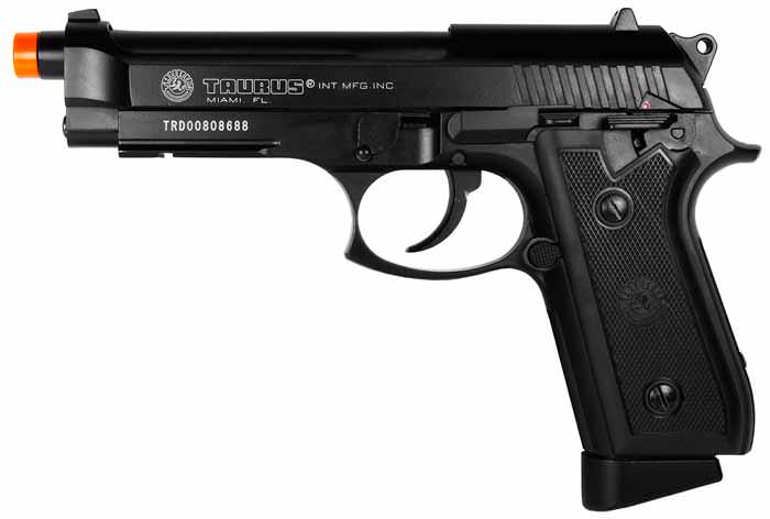 PT99 Taurus Co2 Full Auto And Semi Auto Metal Blowback Pistol - Tophatter Daily Deals