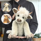 Highland Cow Plush Alpaca Fur Decor Fall 2025 Gift - Tophatter Daily Deals