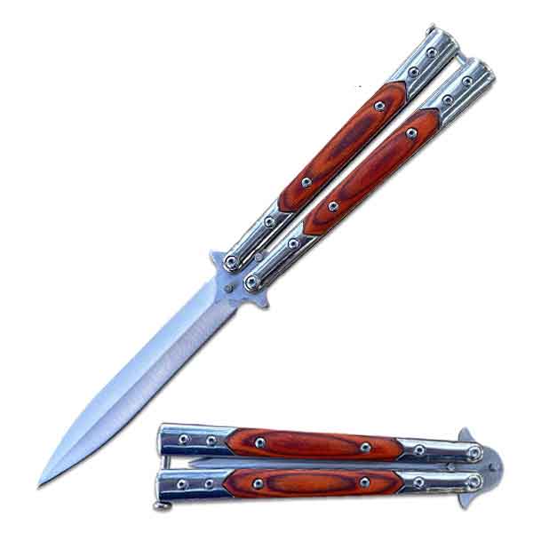 Devils Den Balisong Butterfly Knife 5" Closed in Length - TOPHATTER'S ARMORY DEALS Collectible Weapons - Tophatter Daily Deals