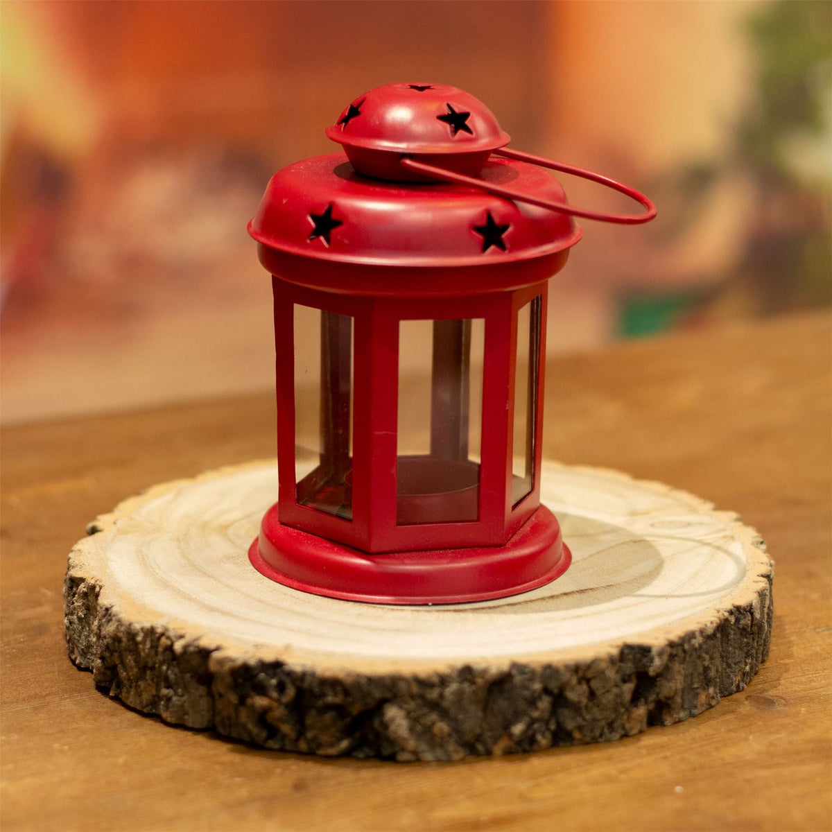 Red Moroccan Style Metal Lantern Tealight Holder | Tea Light Candle Lantern Lantern - Tophatter Daily Deals