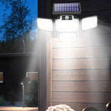 216 LEDs Solar Outdoor Light Motion Sensor Security Wireless Lamp Outdoor Lighting - Tophatter Daily Deals