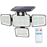 216 LEDs Solar Outdoor Light Motion Sensor Security Wireless Lamp Outdoor Lighting - Tophatter Daily Deals