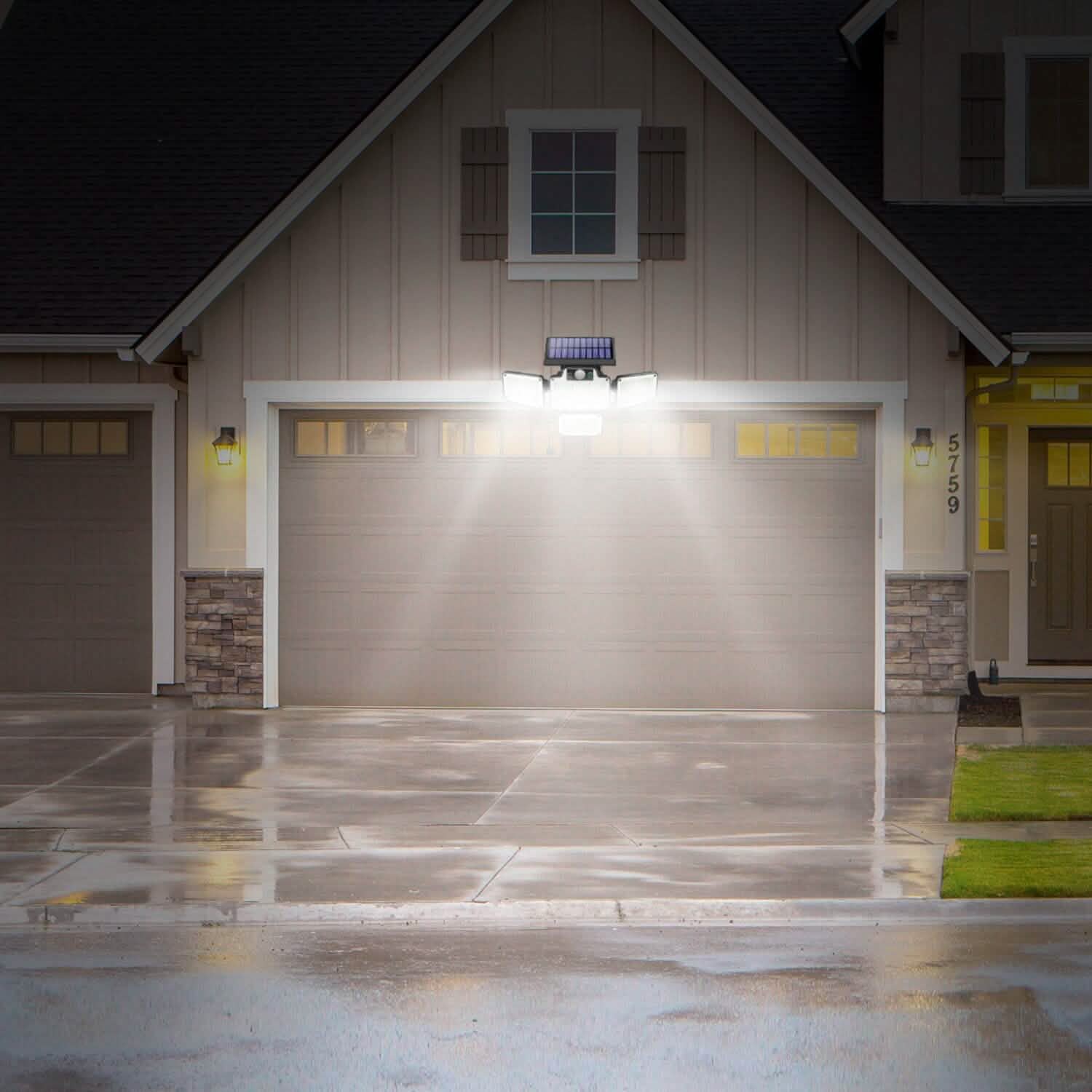 216 LEDs Solar Outdoor Light Motion Sensor Security Wireless Lamp Outdoor Lighting - Tophatter Daily Deals