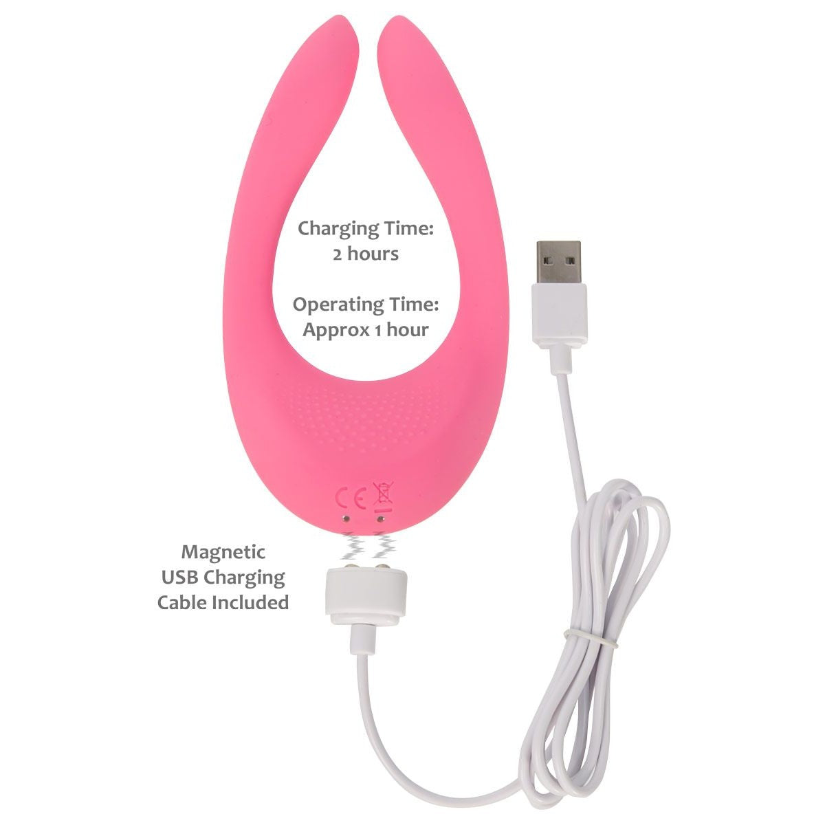 Satisfyer Partner Multifun 2 Couples Vibrator in Pink Couples Vibrator - Tophatter Daily Deals