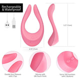 Satisfyer Partner Multifun 2 Couples Vibrator in Pink Couples Vibrator - Tophatter Daily Deals