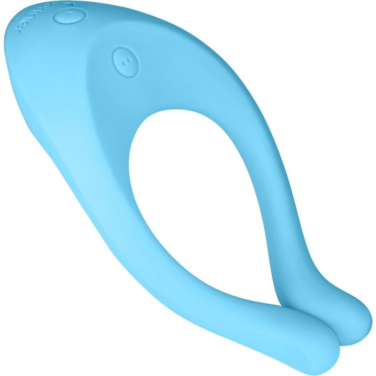 Satisfyer Partner Multifun Couples Vibrator in Light Blue Couples Vibrator - Tophatter Daily Deals