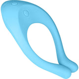 Satisfyer Partner Multifun Couples Vibrator in Light Blue Couples Vibrator - Tophatter Daily Deals