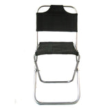Aluminum alloy folding chair Black 0 - Tophatter Daily Deals