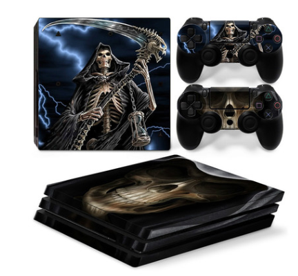 0131-0155 PS4 Pro game machine host Sticker Anti scraping geometric pattern sticker 9 3 12 0 - Tophatter Daily Deals