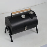 Portable Charcoal Grill BBQ Smoker with Handle Kitchen Appliances - Tophatter Daily Deals