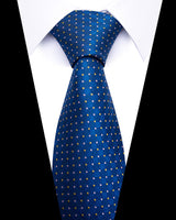 Men's Neckties - Formal Classic Patterned Tie (50 Style Options) Blue Gridlight Belts & Ties - Tophatter Daily Deals