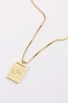 Stainless Steel 18K Gold-Plated Necklace Necklaces - Tophatter Daily Deals