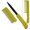 Yellow Comb WIth Hidden Knife Collectible Weapons - Tophatter Daily Deals