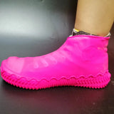 Ultra-Durable Silicovers Non-Slip Shoe Covers: Keep Your Shoes Clean & Dry Rose Red Shoe Covers - Tophatter Daily Deals