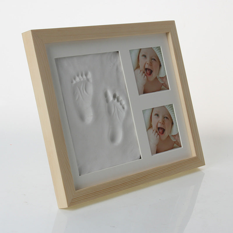 Baby Baby Hand And Foot Print Pad Photo Frame B 0 - Tophatter Daily Deals