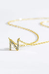 L To P Zircon 925 Sterling Silver Necklace Necklaces - Tophatter Daily Deals