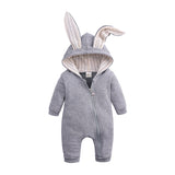 Baby Rompers Jumpsuit Newborn Clothing Grey 0 - Tophatter Daily Deals