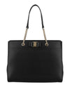 Ferragamo Vara Bow Smooth Leather Tote Black-21H500-753248-00002-NS Bags - Tophatter Daily Deals