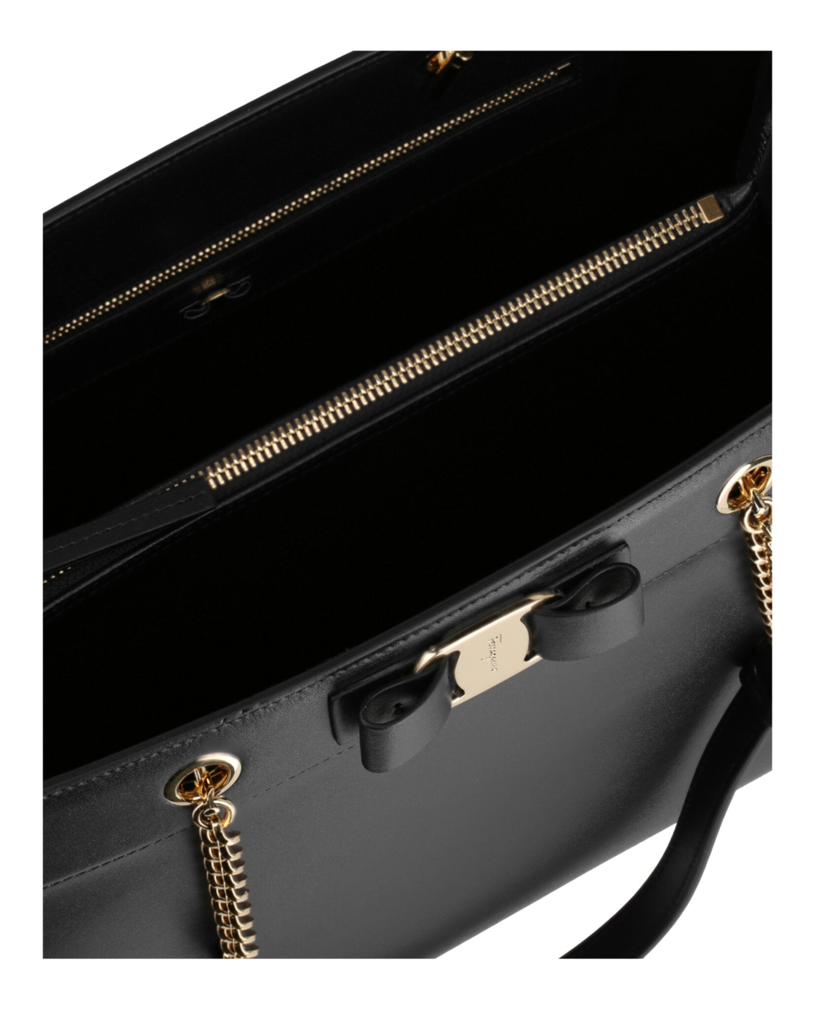 Ferragamo Vara Bow Smooth Leather Tote Bags - Tophatter Daily Deals