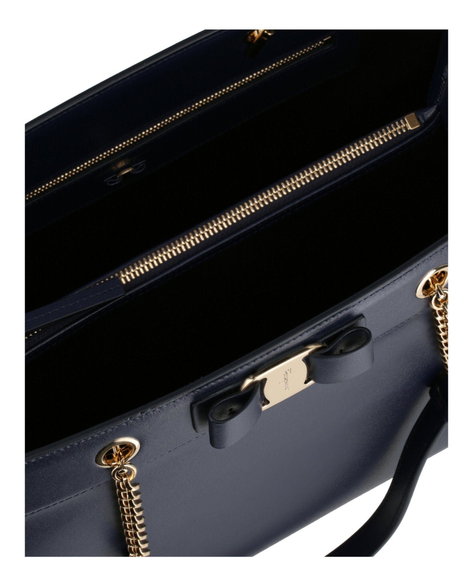 Ferragamo Vara Bow Smooth Leather Tote Bags - Tophatter Daily Deals