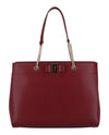 Ferragamo Vara Bow Smooth Leather Tote Carmine-21H500-753251-60113-NS Bags - Tophatter Daily Deals