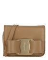 Ferragamo Mini Vara Bow Crossbody Bag Camel-21O002-753230-20058-NS Bags - Tophatter Daily Deals