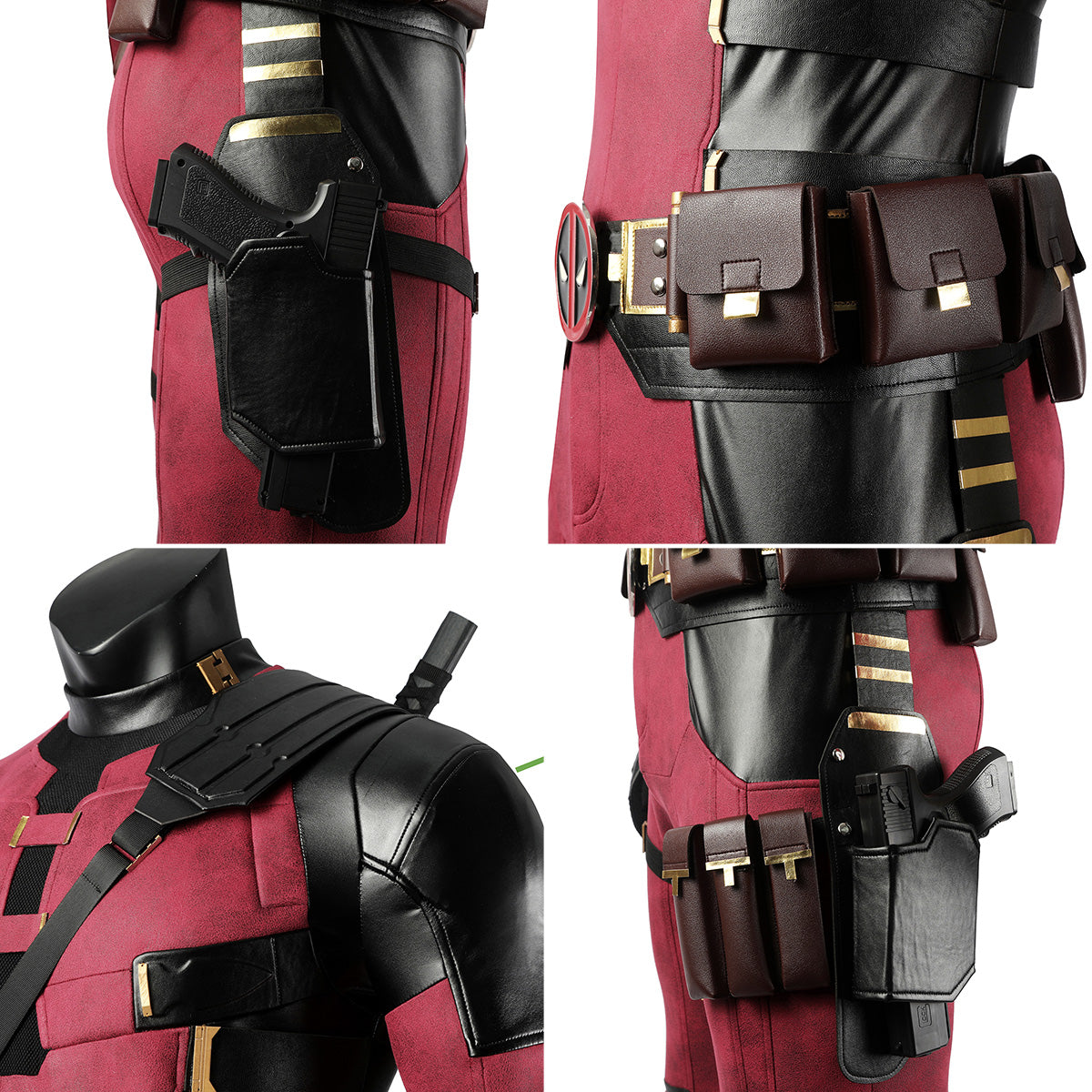 [In stock] Deadpool 3 Wolverine and Deadpool Wade Winston Wilson Cosplay Costume Costume - Tophatter Daily Deals
